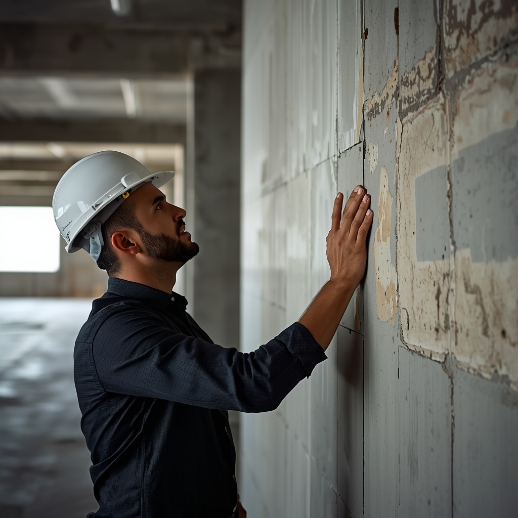 lucid origin engenheiro civil brasileiro 35 anos usando capacete branco e camisa social inspe 0